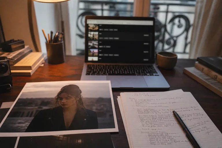 EPK one-sheet with streaming links and credits