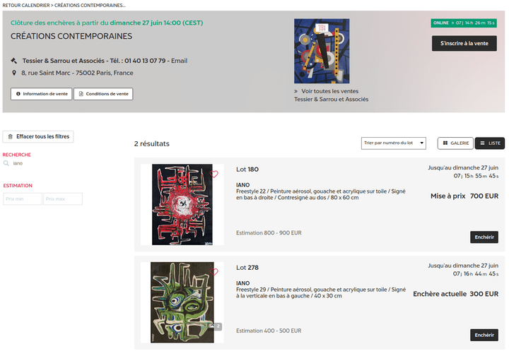 IANO – Auction