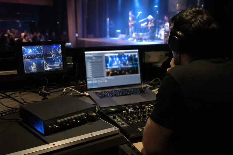 Régie encodeur streaming concert live association parisienne