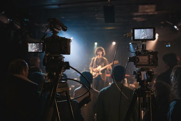 Multicam capture of a Paris release party for clips and social cuts